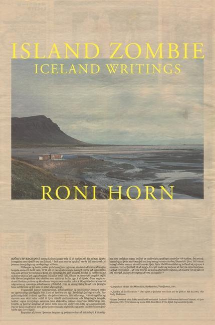 Cover: 9780691208145 | Island Zombie | Iceland Writings | Roni Horn | Buch | Gebunden | 2020