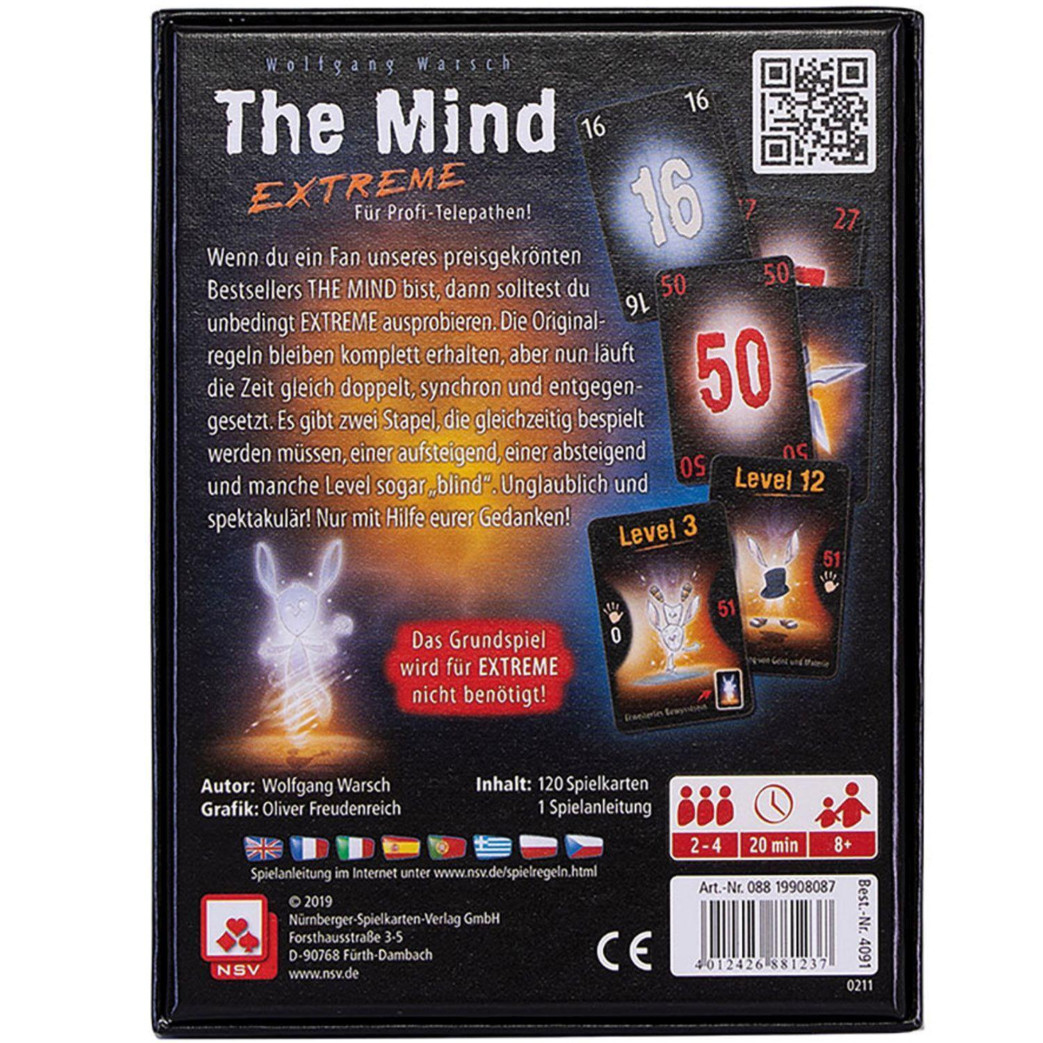 Bild: 4012426881237 | The Mind - Extreme | Wolfgang Warsch | Spiel | Brettspiel | 4091