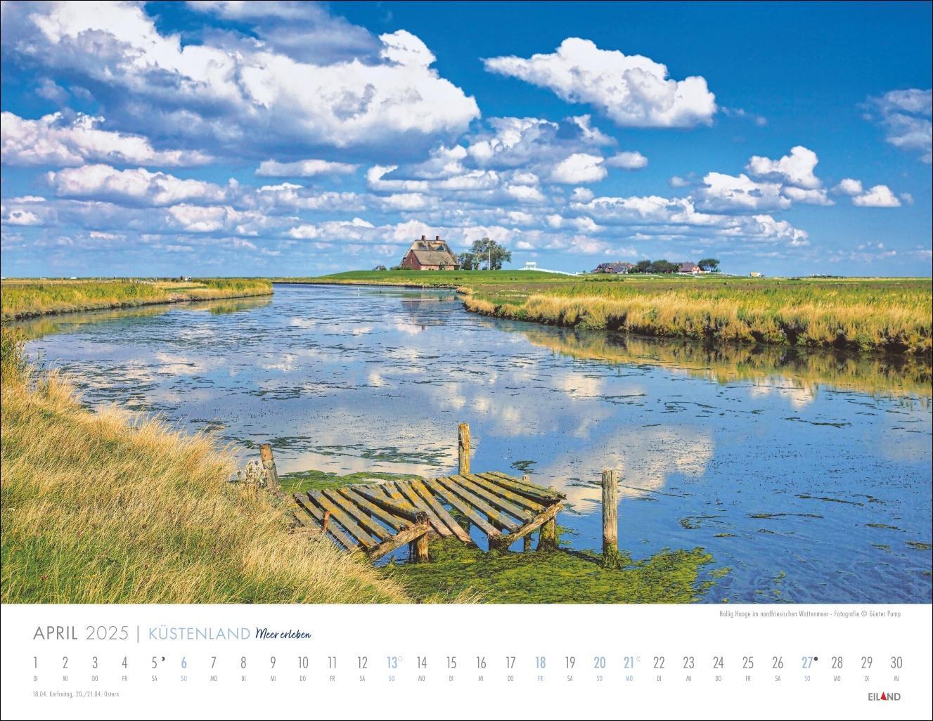 Bild: 9783964023513 | Küstenland Kalender 2025 - Meer erleben | Eiland | Kalender | 13 S.