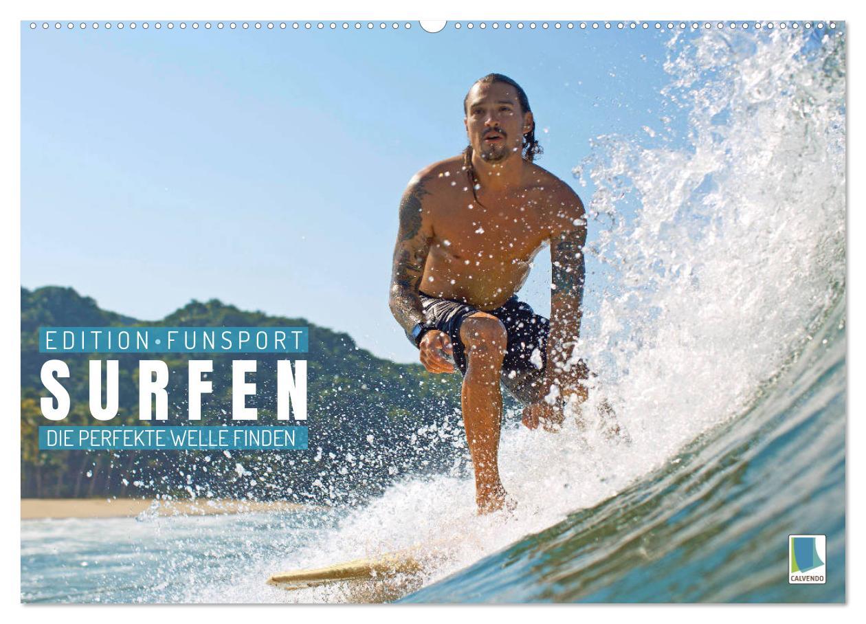 Cover: 9783435119424 | Surfen: Die perfekte Welle finden - Edition Funsport (Wandkalender...