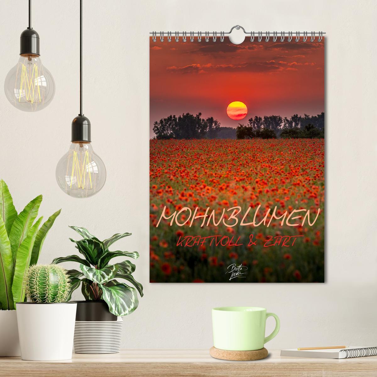 Bild: 9783435920525 | Mohnblumen - kraftvoll und zart (Wandkalender 2025 DIN A4 hoch),...