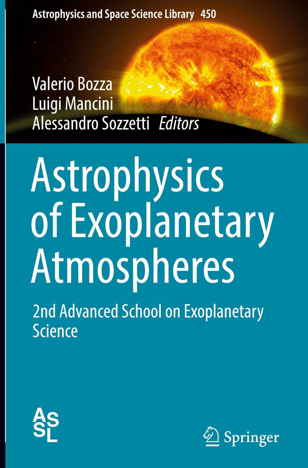 Cover: 9783319897004 | Astrophysics of Exoplanetary Atmospheres | Valerio Bozza (u. a.) | xv