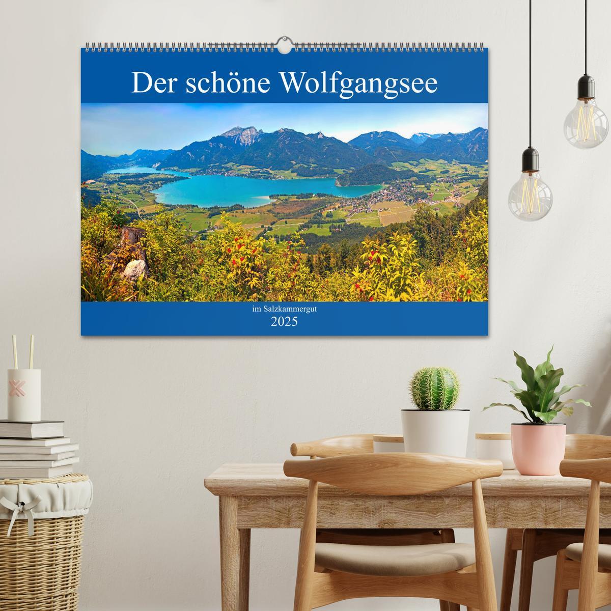 Bild: 9783435385591 | Der schöne Wolfgangsee im Salzkammergut (Wandkalender 2025 DIN A2...