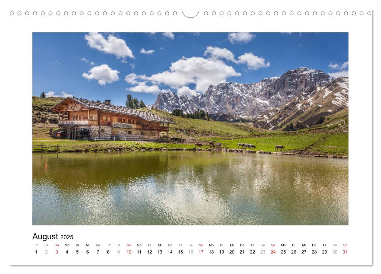 Bild: 9783435682362 | Sehnsucht nach Südtirol (Wandkalender 2025 DIN A3 quer), CALVENDO...