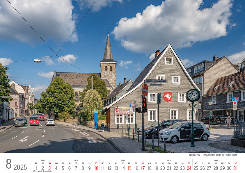 Bild: 9783965352148 | Wuppertal 2025 Bildkalender A4 Spiralbindung | Holger Klaes | Kalender