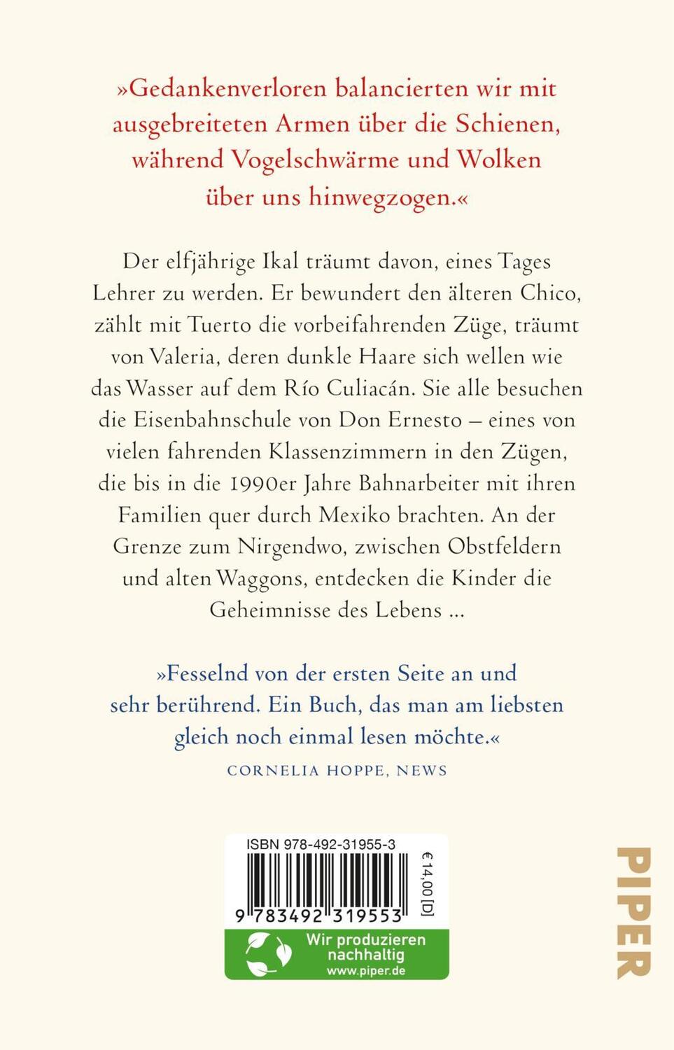 Rückseite: 9783492319553 | Die Schule, die wir liebten | Ángeles Doñate | Taschenbuch | 272 S.