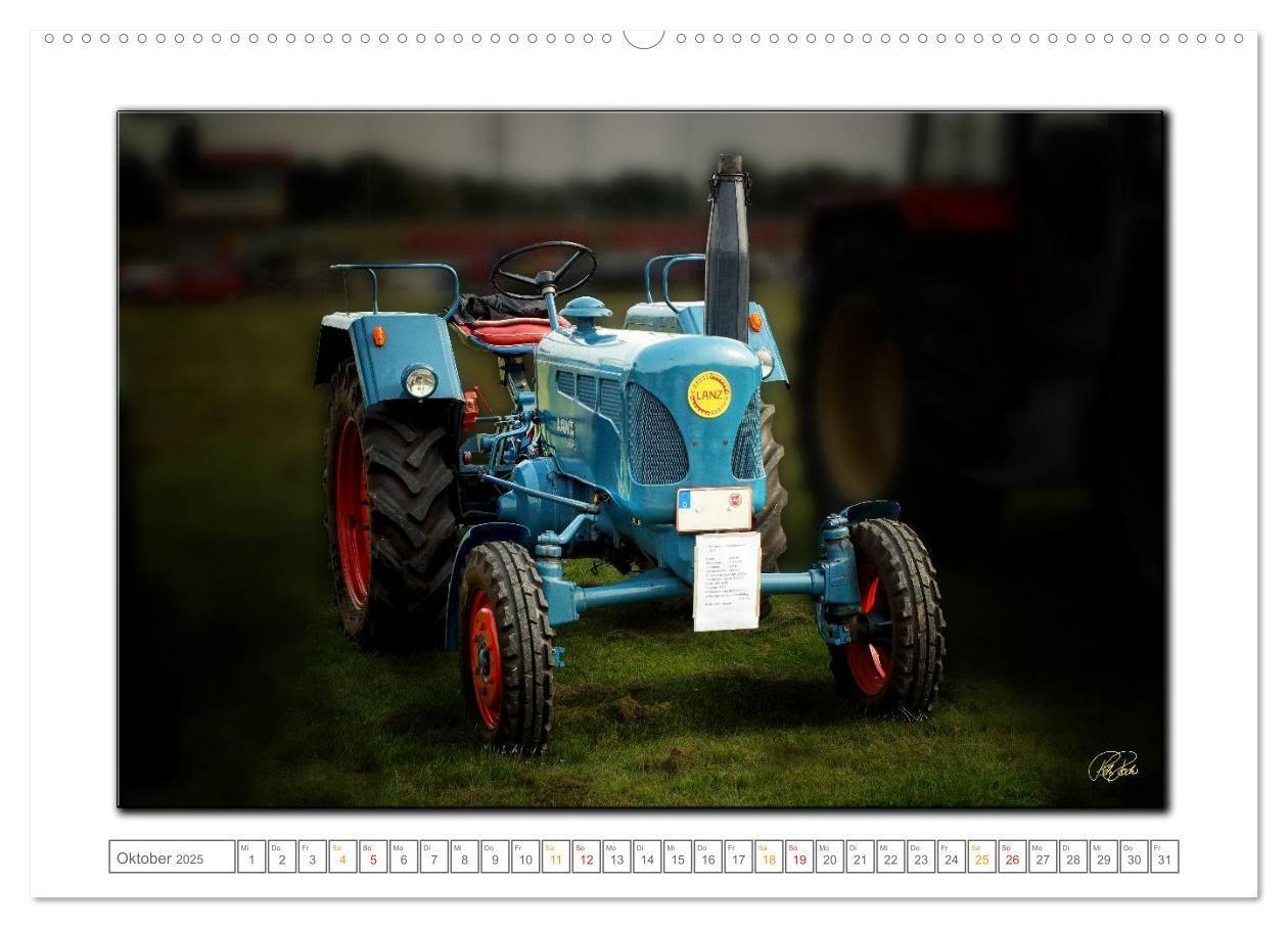 Bild: 9783435630066 | Oldtimer - Traktor Liebe (Wandkalender 2025 DIN A2 quer), CALVENDO...