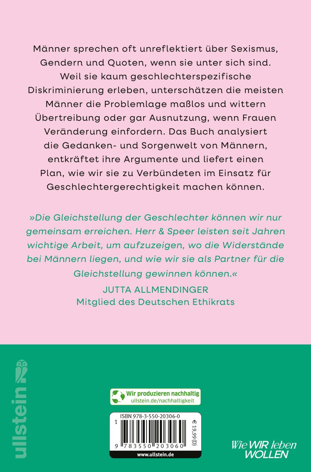 Rückseite: 9783550203060 | Wenn die letzte Frau den Raum verlässt | Vincent-Immanuel Herr (u. a.)