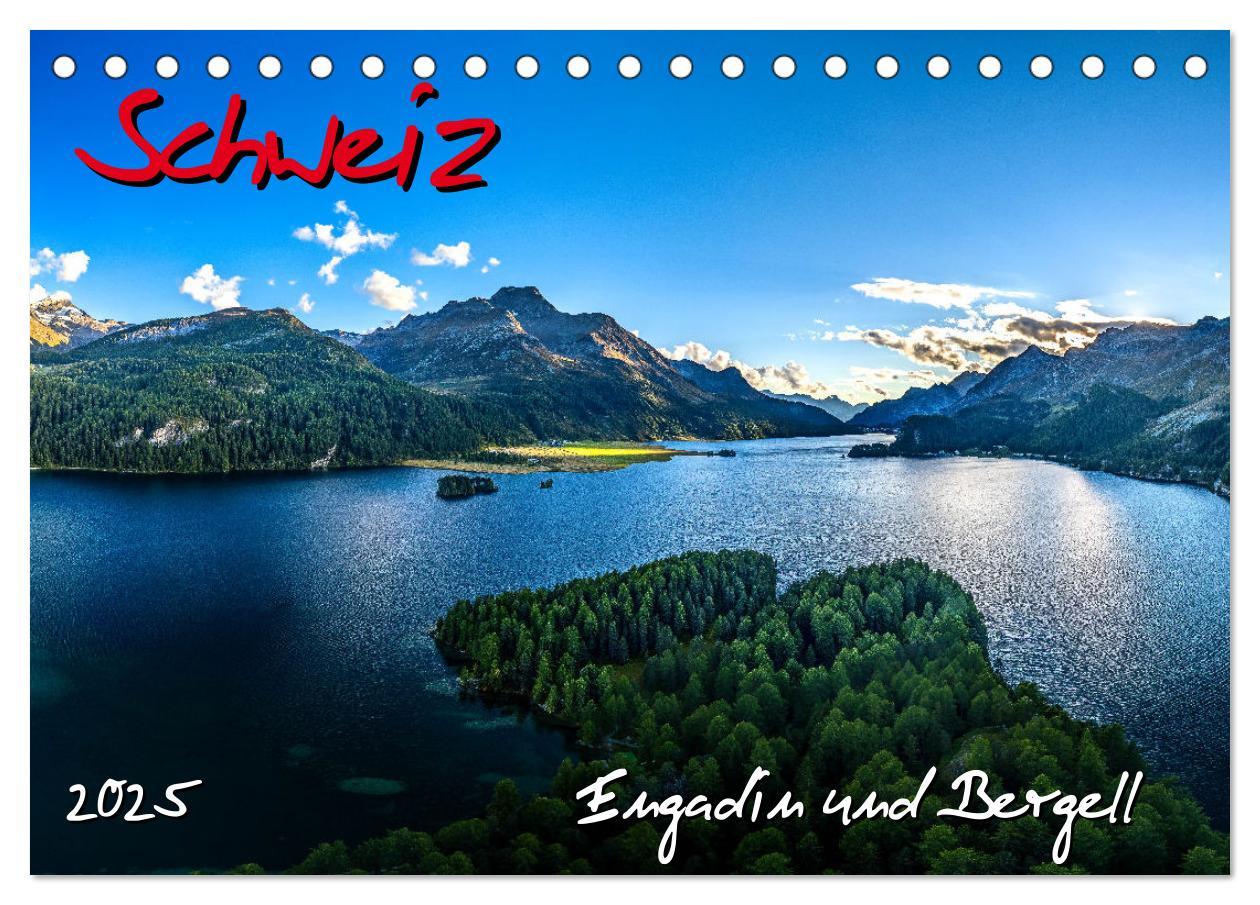 Cover: 9783435008315 | Schweiz - Engadin und Bergell (Tischkalender 2025 DIN A5 quer),...