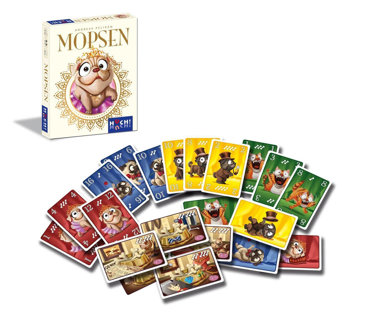 Bild: 4260071880659 | Mopsen | Andreas Pelikan | Spiel | Deutsch | 2019 | Huch & Friends