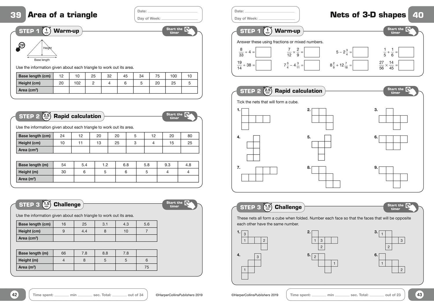 Bild: 9780008311131 | Maths in 5 Minutes a Day Age 10-11 | Ideal for Use at Home | KS2