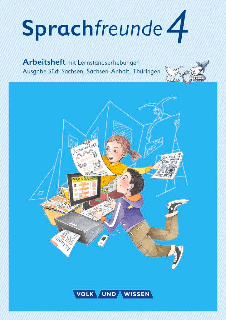 Cover: 9783060836604 | Sprachfreunde 4. Schuljahr - Ausgabe Süd (Sachsen, Sachsen-Anhalt,...