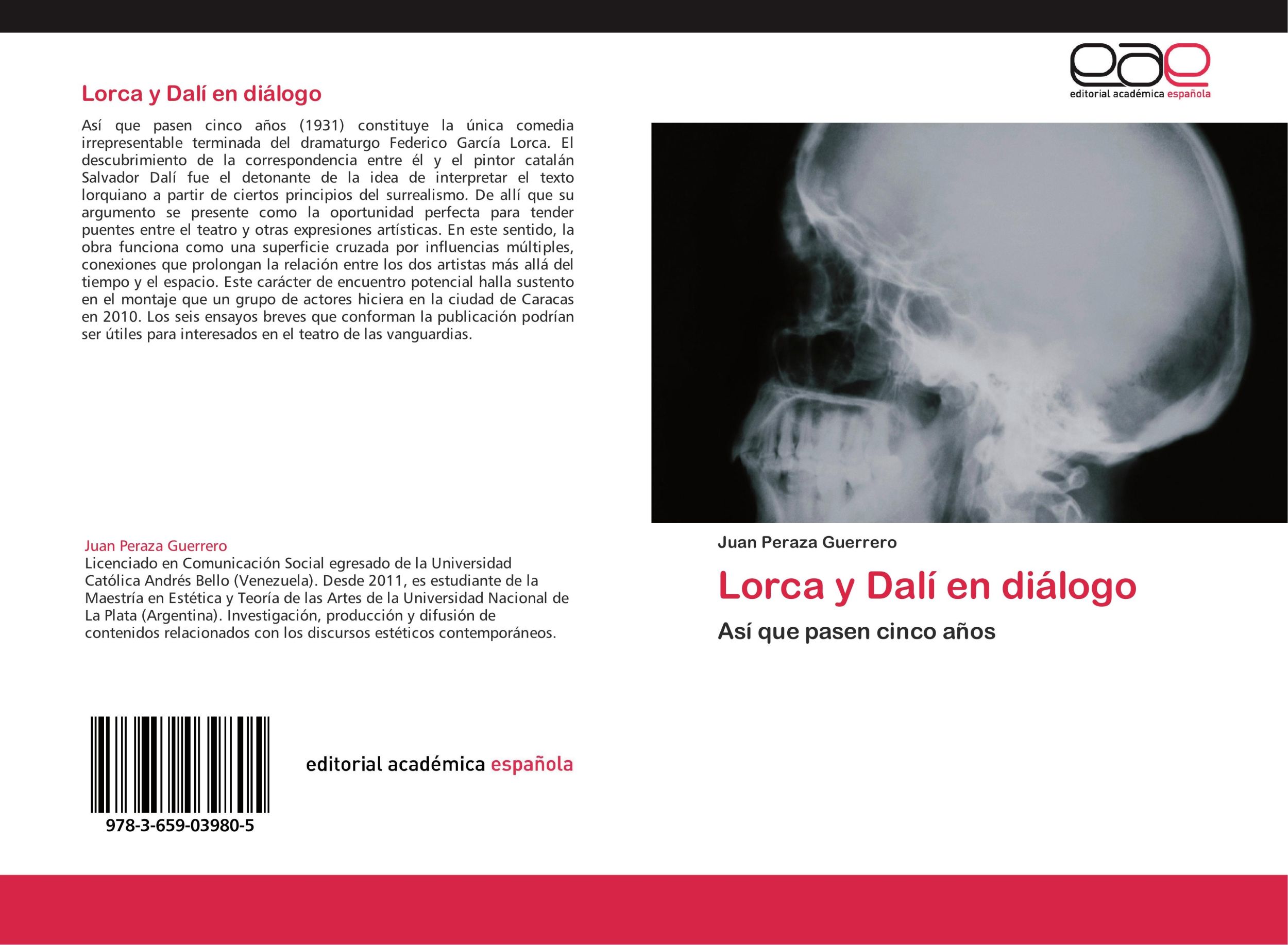 Cover: 9783659039805 | Lorca y Dalí en diálogo | Así que pasen cinco años | Guerrero | Buch