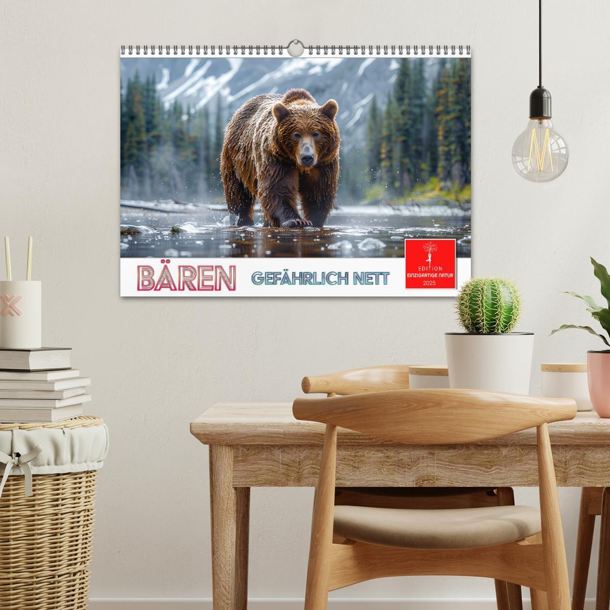 Bild: 9783457170441 | Bären - gefährlich nett (Wandkalender 2025 DIN A3 quer), CALVENDO...