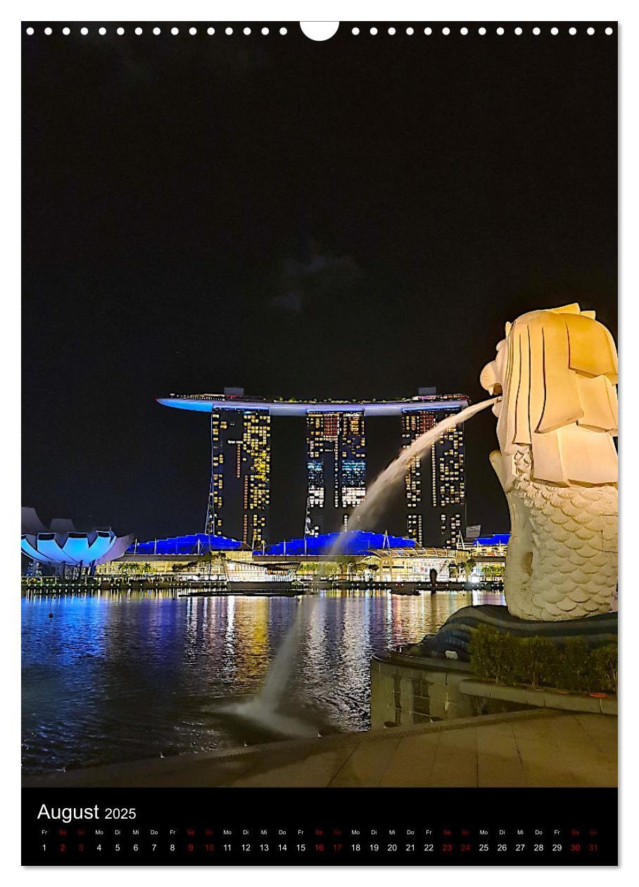 Bild: 9783457225400 | Singapur - Faszinierende Lichterwelt Marina Bay (Wandkalender 2025...