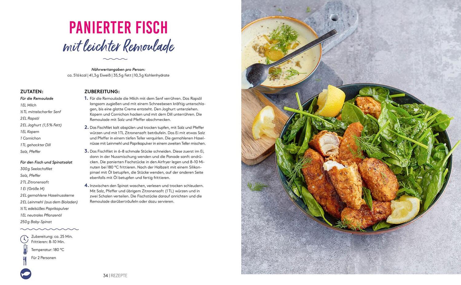 Bild: 9783960937319 | Abnehmen mit dem Airfryer - 30 Rezepte für die Heißluftfritteuse