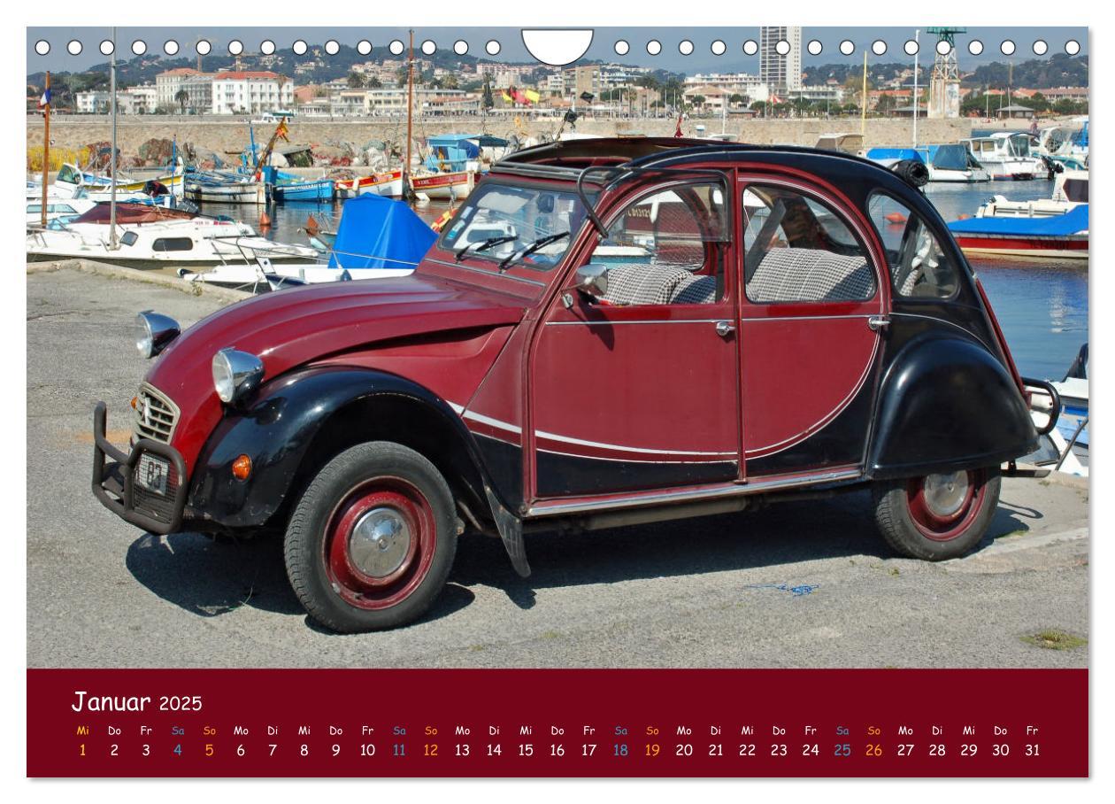 Bild: 9783383948787 | Citroen 2 CV Kult um die Ente (Wandkalender 2025 DIN A4 quer),...