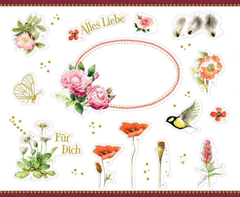 Bild: 4050003949772 | Stickerbuch - Zauberhafte Gartenwelt | Sticker und Etiketten | Bastin