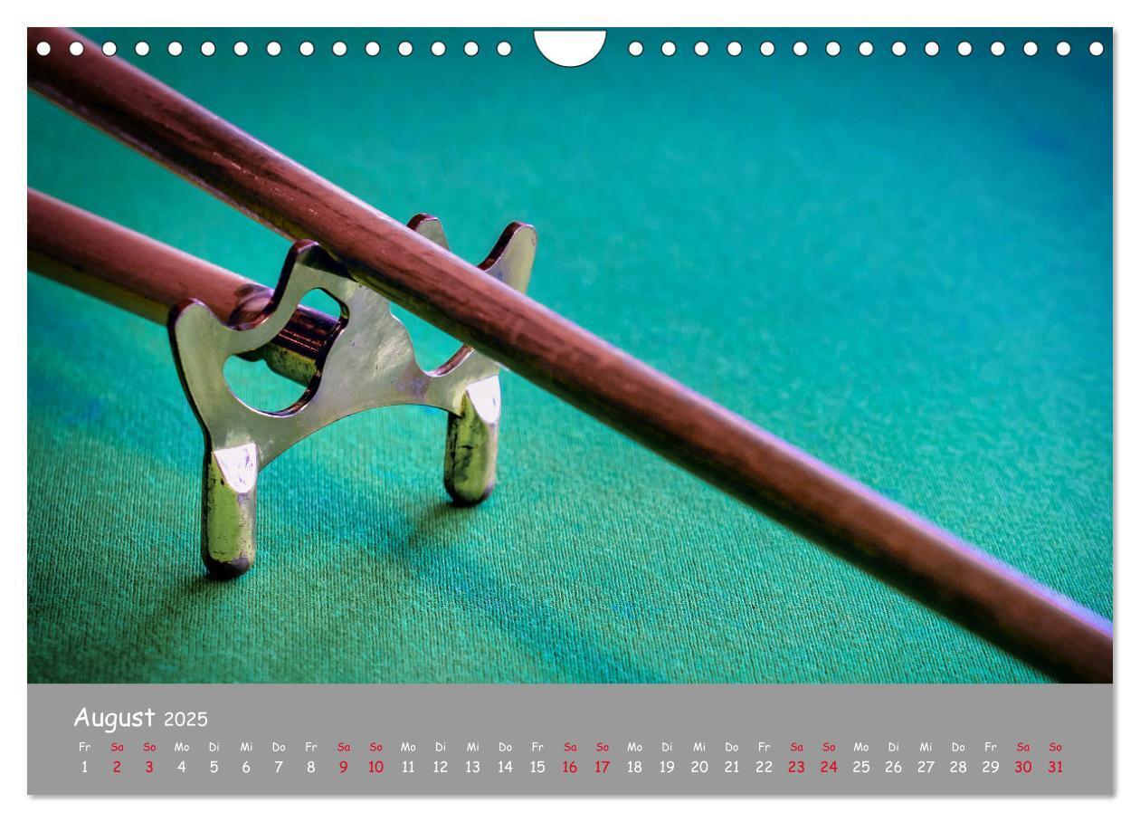 Bild: 9783435214860 | Freizeit Billard - Queue, Kugeln, Kreide und Tisch (Wandkalender...