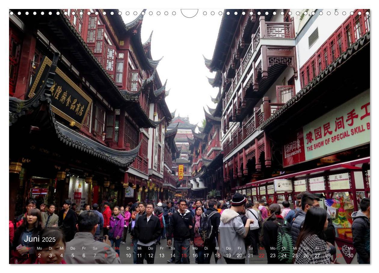 Bild: 9783435566969 | Shanghai - faszinierende Facetten (Wandkalender 2025 DIN A3 quer),...