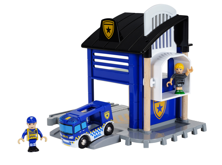 Bild: 7312350338133 | 33813 BRIO Polizeistation mit Einsatzfahrzeug | BRIO® | Spiel | 2017