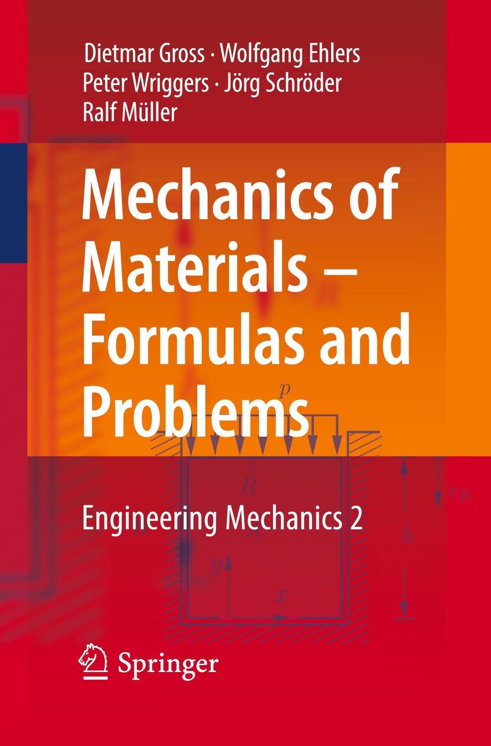 Cover: 9783662538791 | Mechanics of Materials ¿ Formulas and Problems | Dietmar Gross (u. a.)