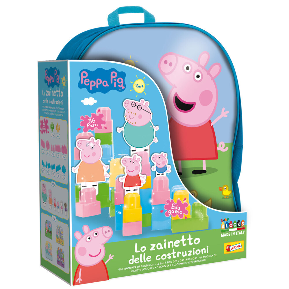 Bild: 8008324082674 | Peppa Pig Zainetto Costruzioni Baby | Spiel | 2021 | LiscianiGiochi