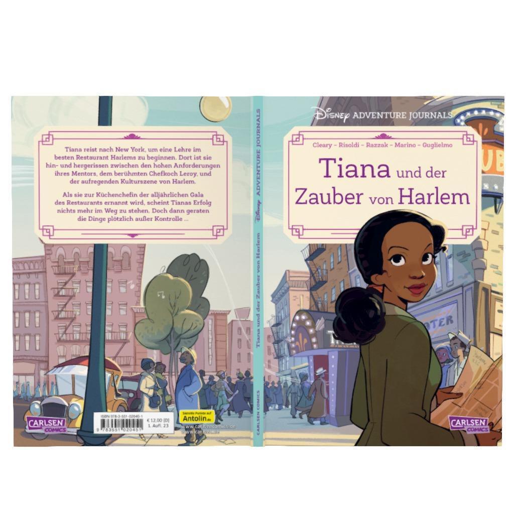 Bild: 9783551020451 | Disney Adventure Journals: Tiana und der Zauber von Harlem | Buch