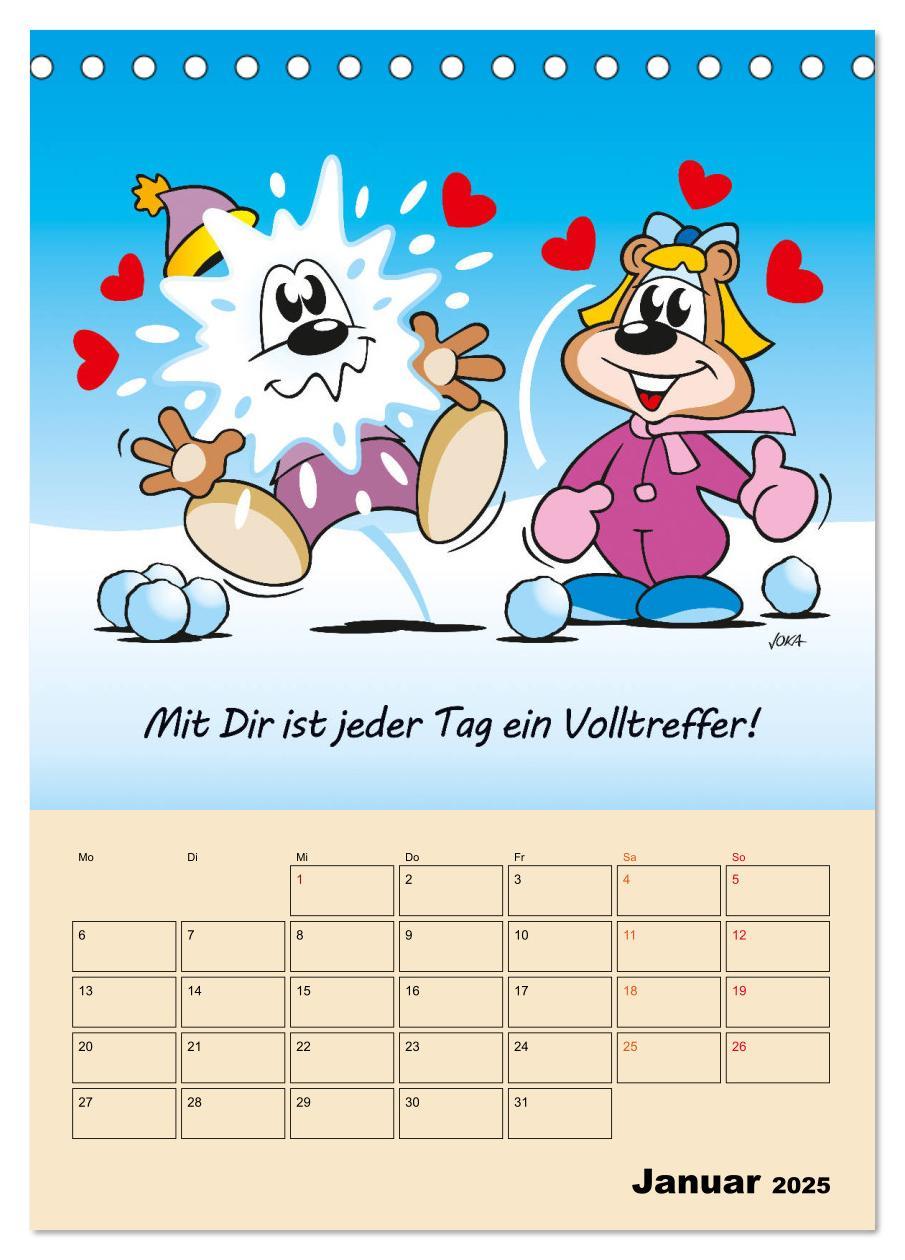 Bild: 9783435931408 | Ein Jahr mit Dir! (Tischkalender 2025 DIN A5 hoch), CALVENDO...