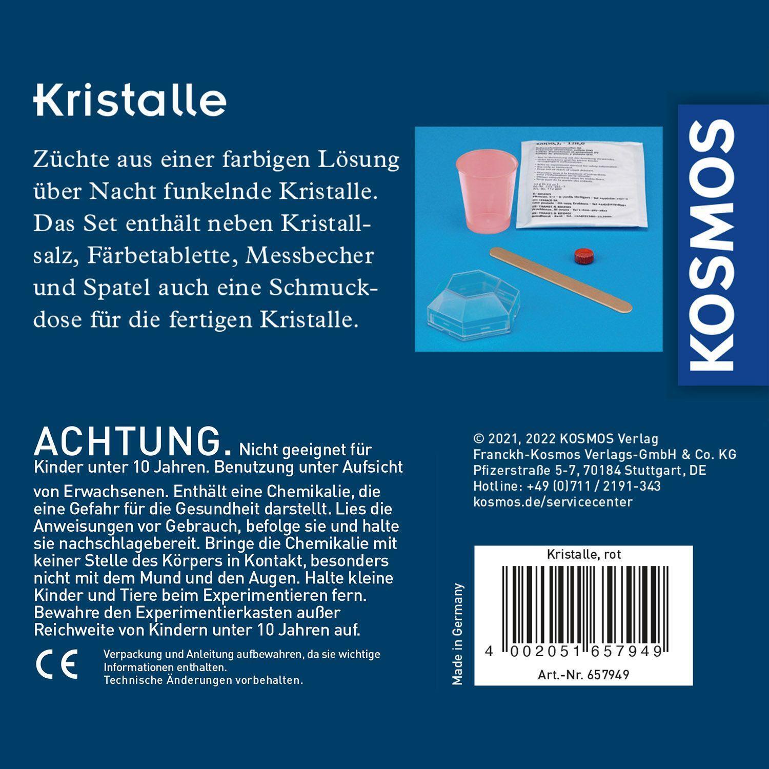 Bild: 4002051657949 | Rote Kristalle selbst züchten | Experimentierkasten | Spiel | Deutsch