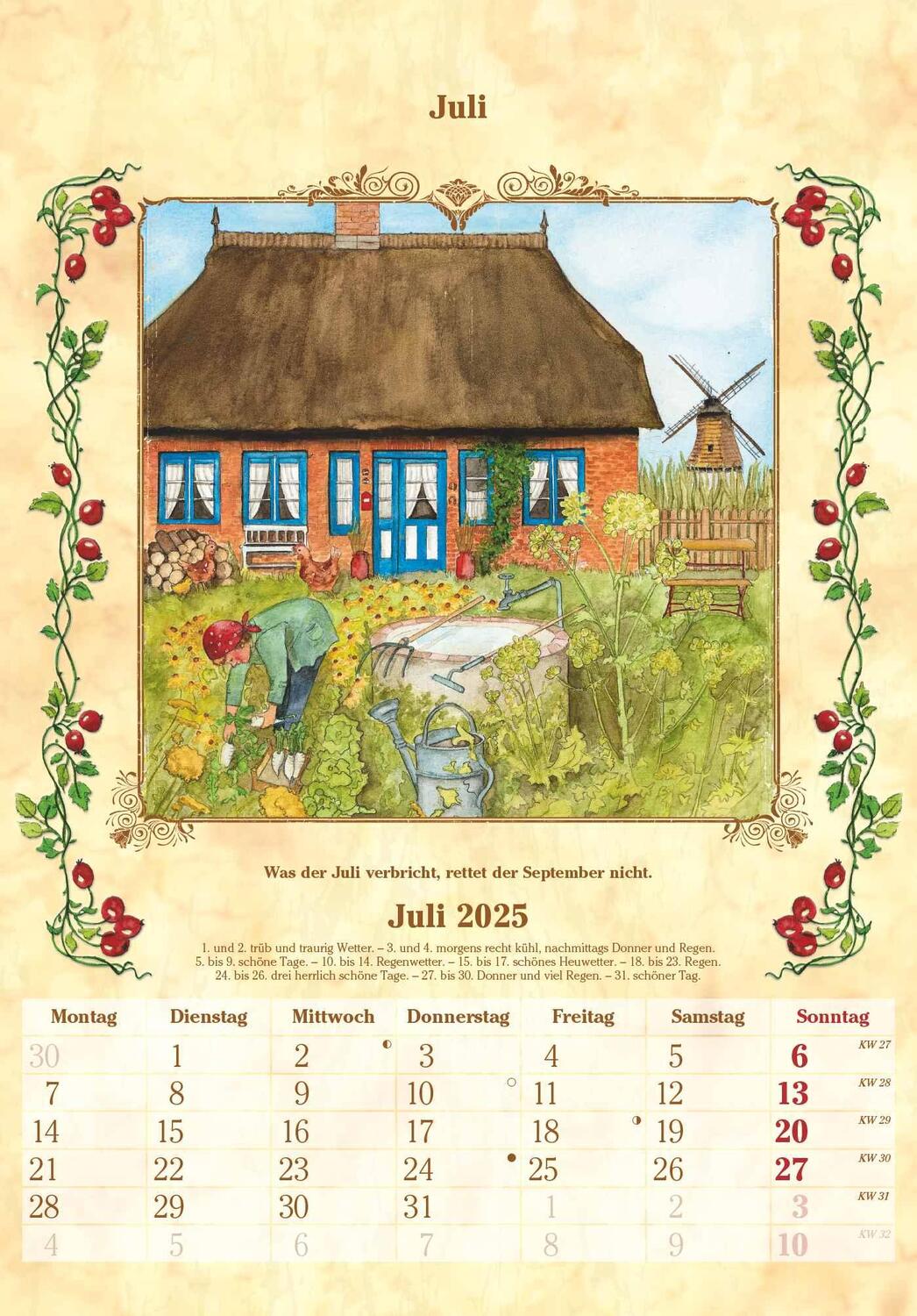 Bild: 4251732341060 | Bauernkalender 2025 - Bildkalender 23,7x34 cm - mit...