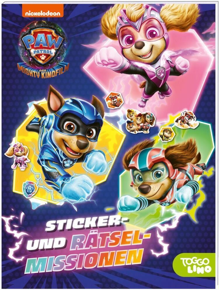 Cover: 9783845123790 | PAW Patrol - Der Mighty Kinofilm: Sticker- und Rätsel-Missionen | Buch