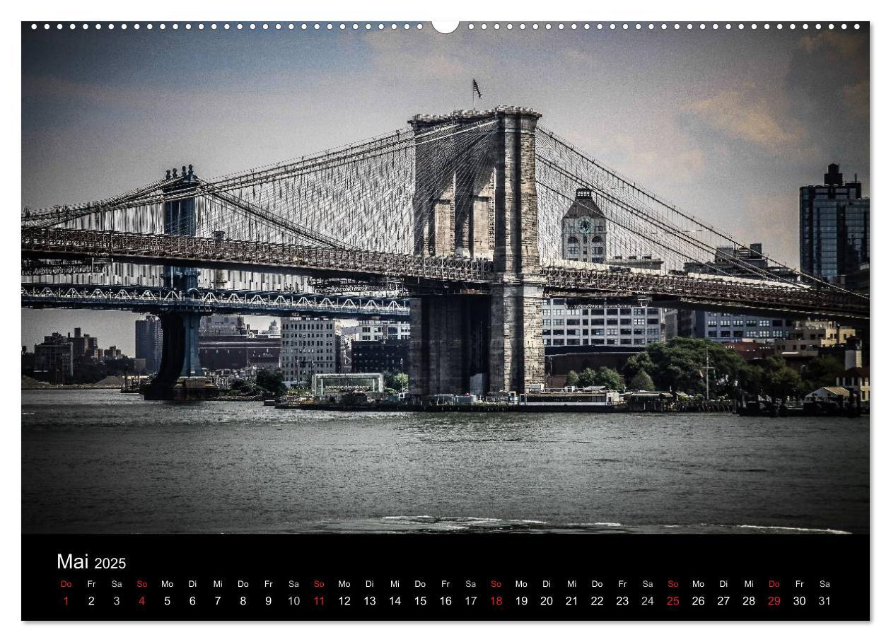 Bild: 9783435795352 | Brooklyn Bridge - New York City (Wandkalender 2025 DIN A2 quer),...