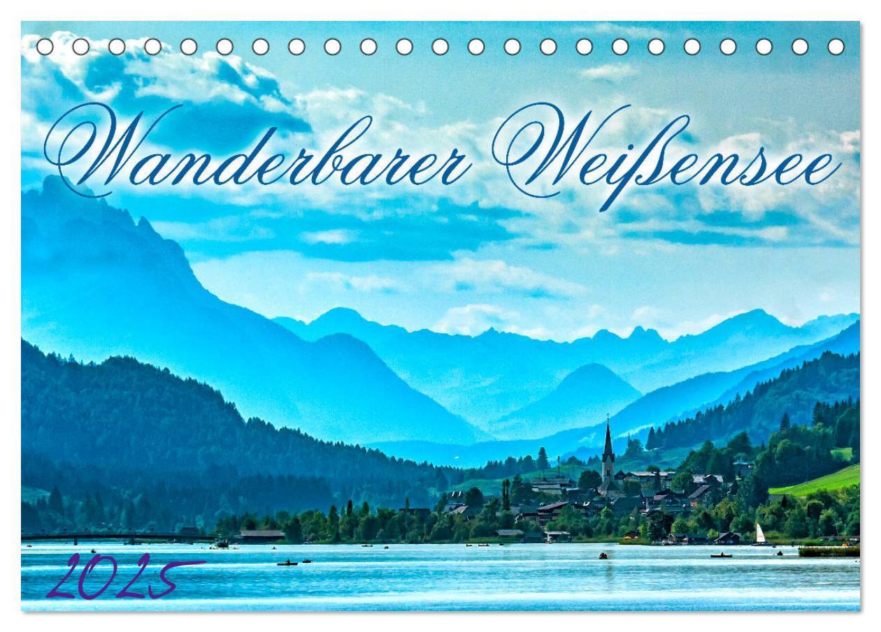 Cover: 9783435154296 | Wanderbarer Weißensee (Tischkalender 2025 DIN A5 quer), CALVENDO...