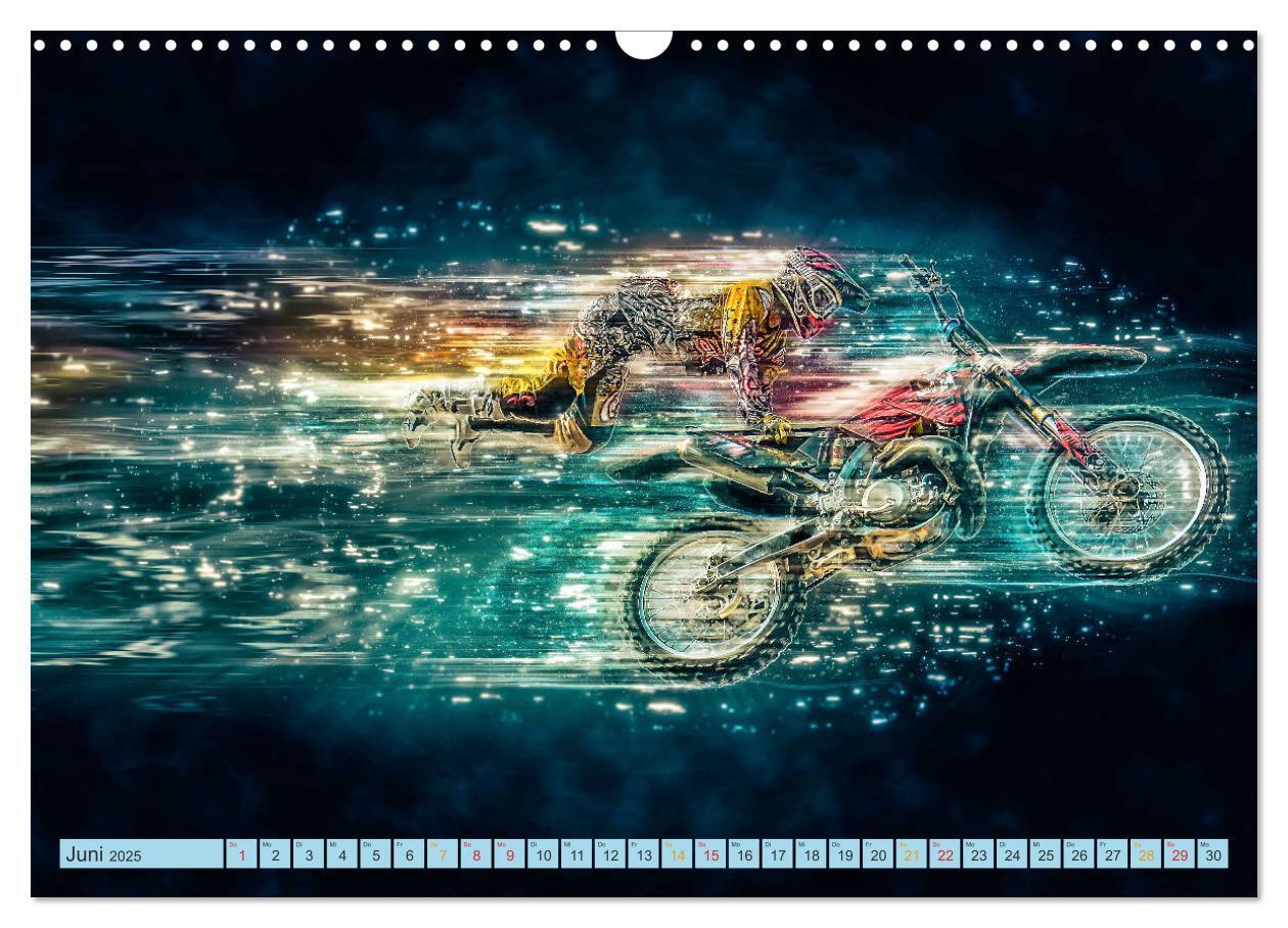 Bild: 9783435409891 | Motocross - extrem cool (Wandkalender 2025 DIN A3 quer), CALVENDO...