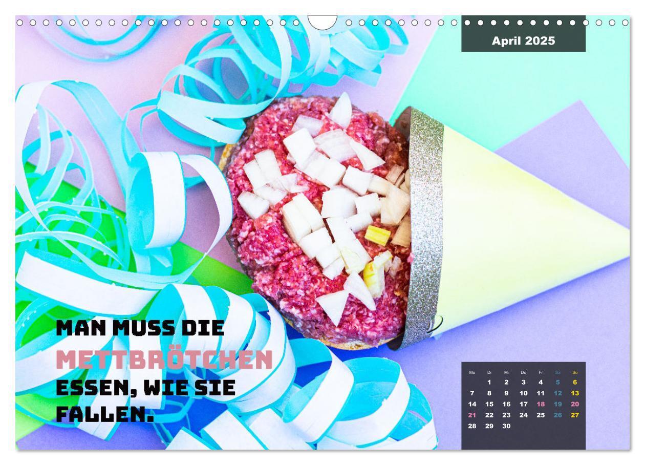 Bild: 9783435038978 | Mettkalender - Spread some more Mett (Wandkalender 2025 DIN A3...