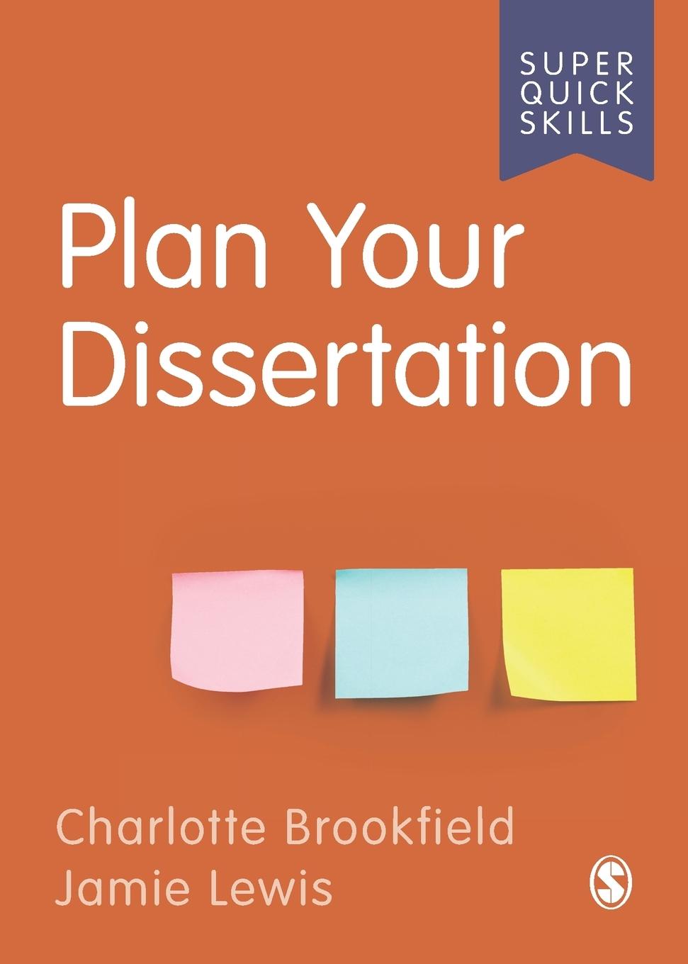 Cover: 9781529790825 | Plan Your Dissertation | Charlotte Brookfield (u. a.) | Taschenbuch