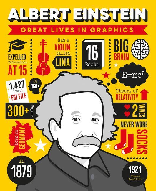 Cover: 9781787081215 | Great Lives in Graphics: Albert Einstein | Button Books | Buch | 2021