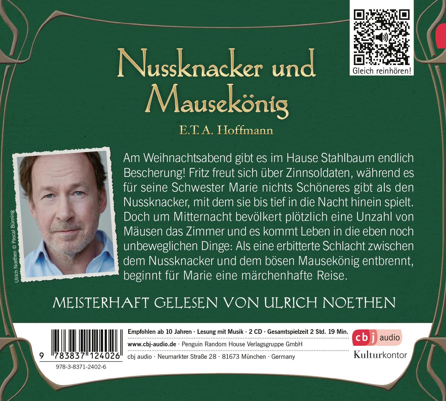 Bild: 9783837124026 | Nussknacker und Mausekönig | E. T. A. Hoffmann | Audio-CD | Deutsch