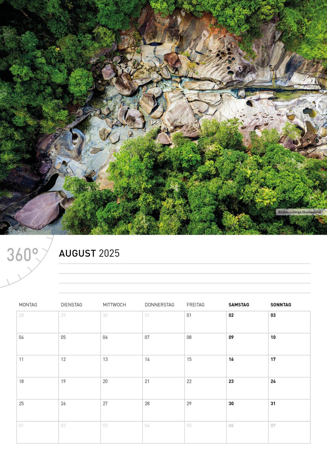 Bild: 9783968555737 | 360° Australien Broschürenkalender 2025 | Ingo Öland | Kalender | 2025