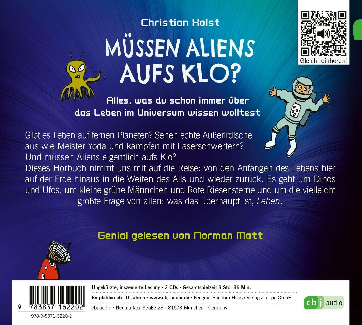 Bild: 9783837162202 | Müssen Aliens aufs Klo? - Alles, was du schon immer über das Leben...