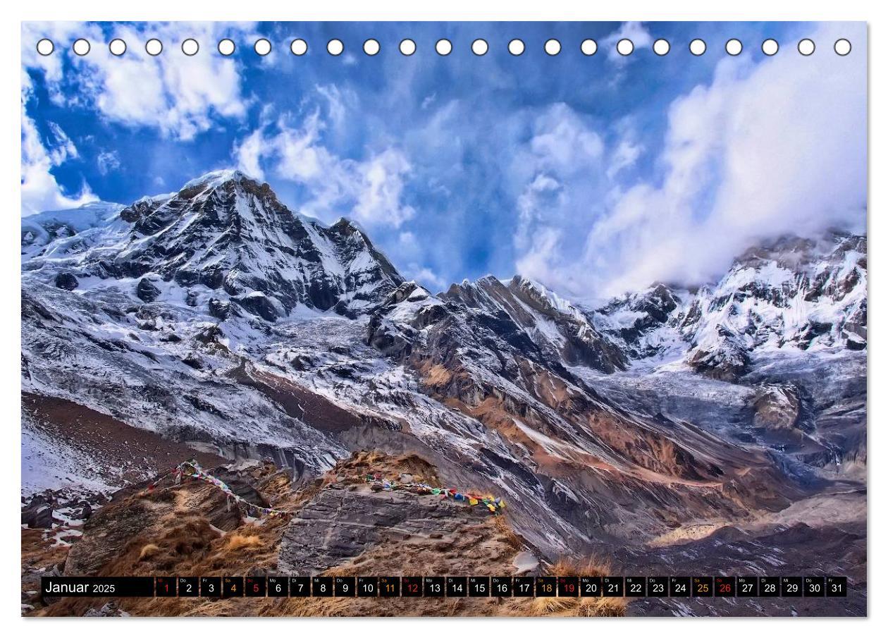 Bild: 9783435557233 | Nepal - das Dach der Welt (Tischkalender 2025 DIN A5 quer),...