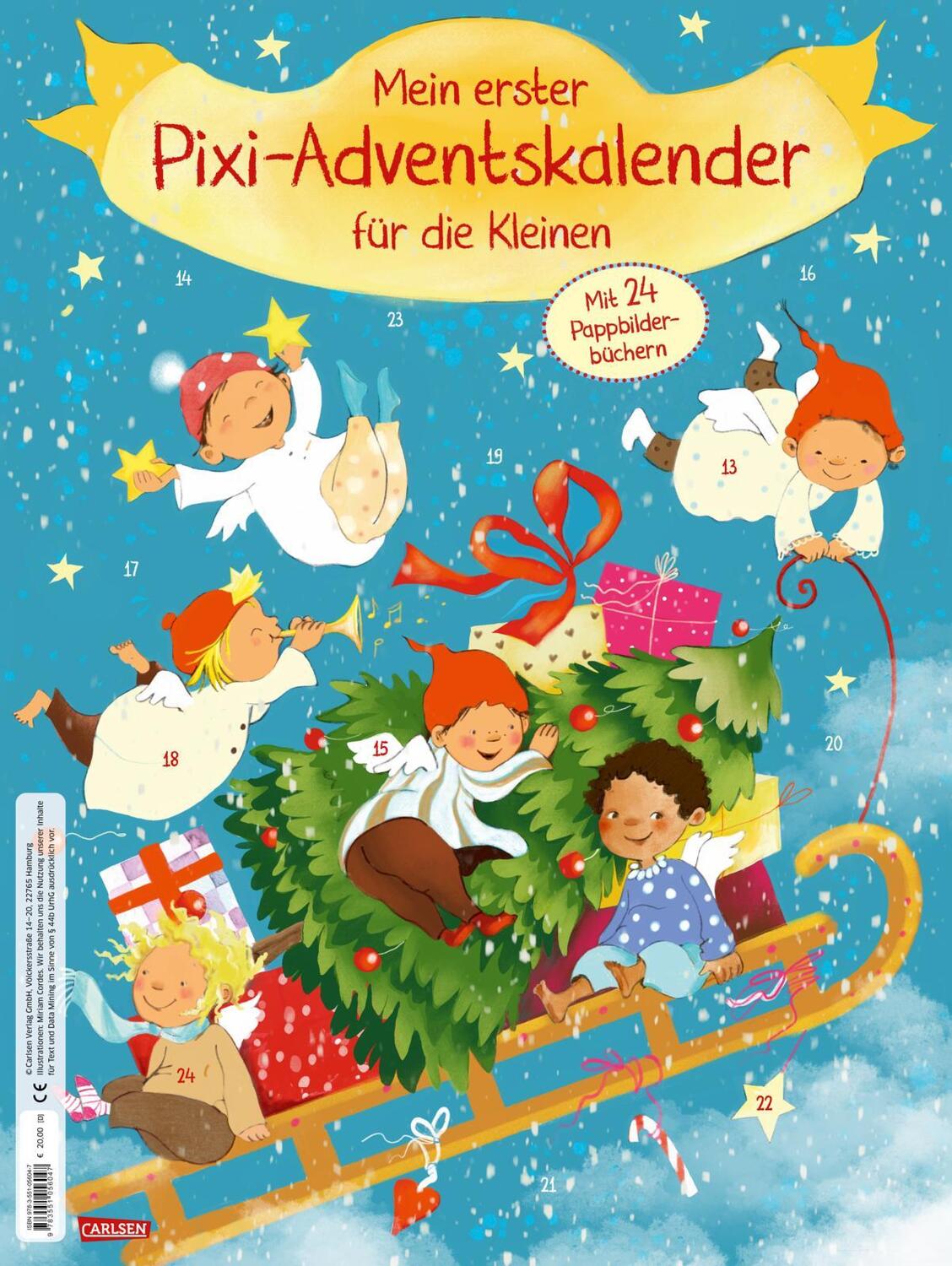 Rückseite: 9783551056047 | Mein erster Pixi-Adventskalender für die Kleinen - mit 24...