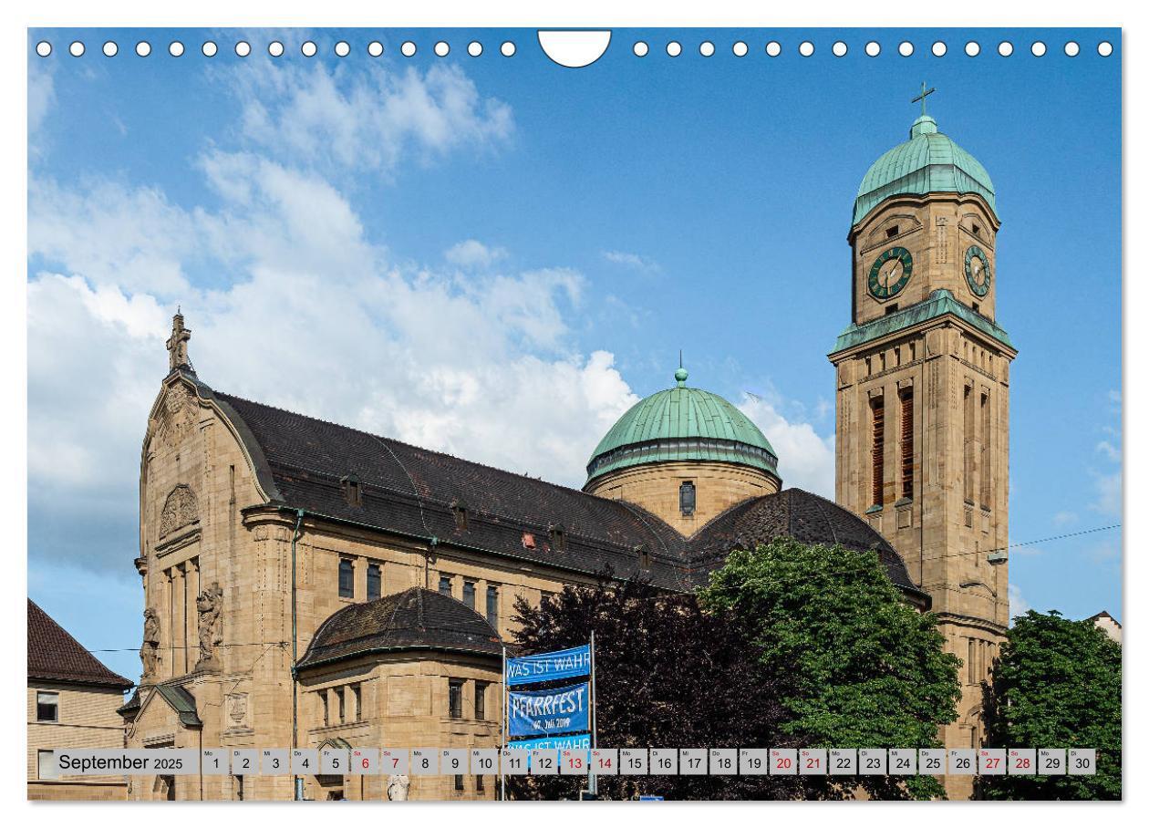 Bild: 9783435223732 | Mannheims Kirchen (Wandkalender 2025 DIN A4 quer), CALVENDO...