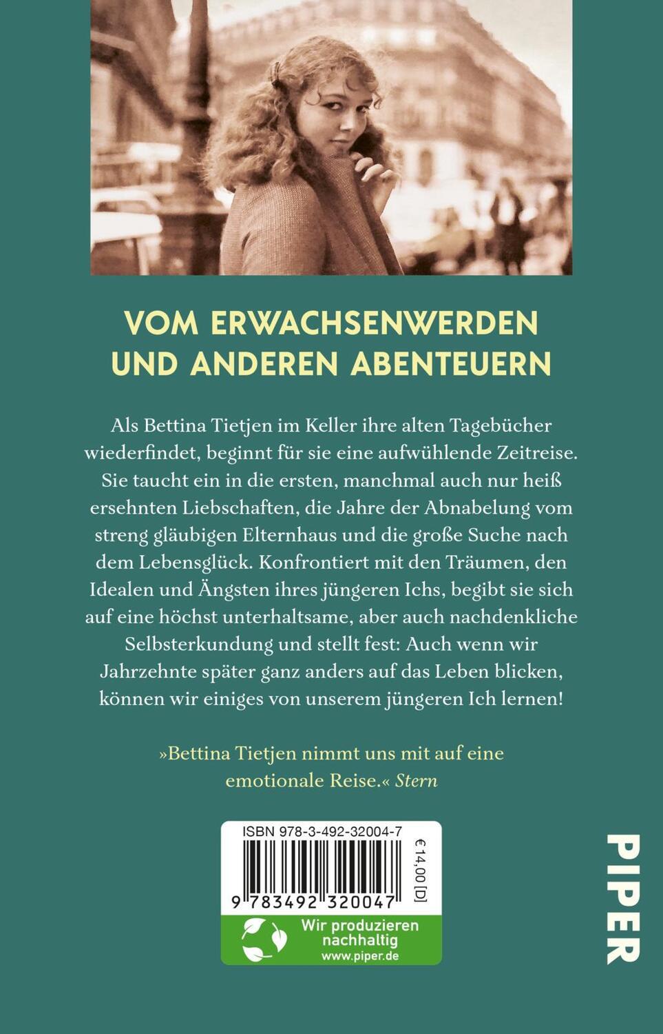 Rückseite: 9783492320047 | Früher war ich auch mal jung | Bettina Tietjen | Taschenbuch | 304 S.