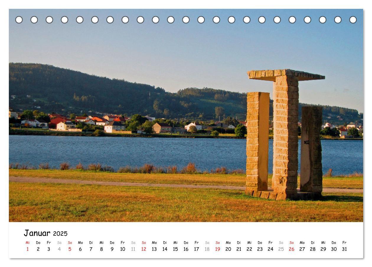 Bild: 9783435192328 | Jakobsweg - Camino Ingles (Tischkalender 2025 DIN A5 quer),...