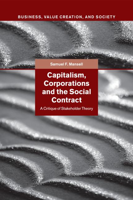 Cover: 9781107529946 | Capitalism, Corporations and the Social Contract | Samuel F. Mansell