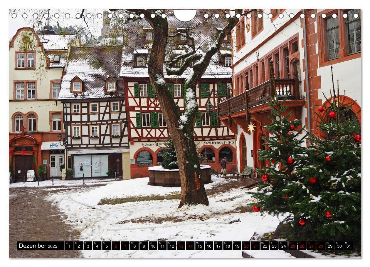 Bild: 9783383957420 | Weinheim - Stadt unter den zwei Burgen (Wandkalender 2025 DIN A4...