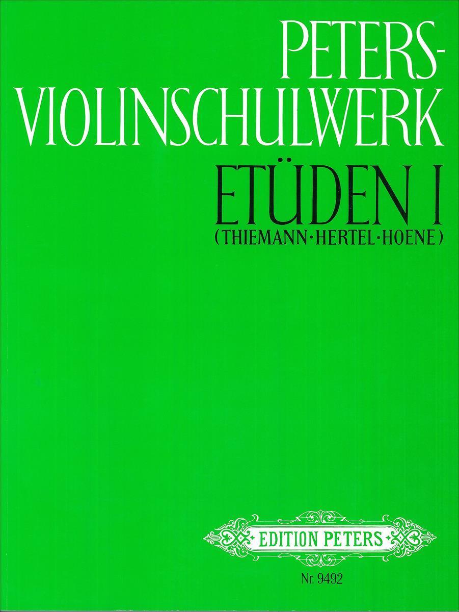 Cover: 9790014077006 | Peters-Violinschulwerk: Etüden, Band 1 | Ulfert Thiemann (u. a.)