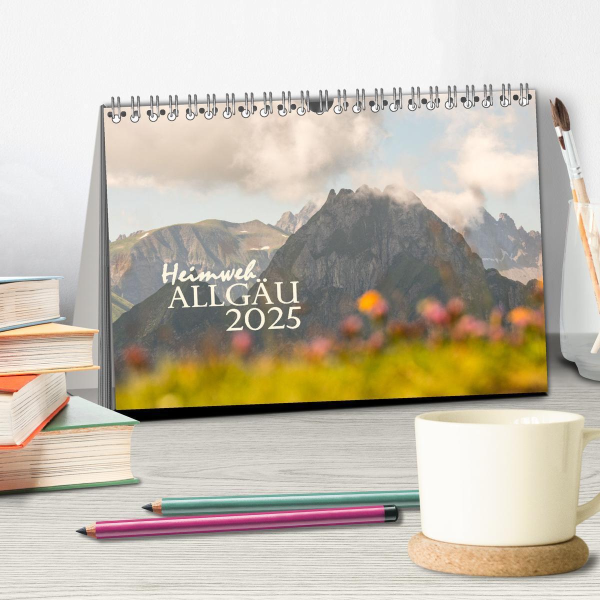 Bild: 9783383957840 | Heimweh Allgäu 2025 (Tischkalender 2025 DIN A5 quer), CALVENDO...